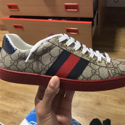 used gucci ace sneakers for sale|gucci ace gg suede sneakers.